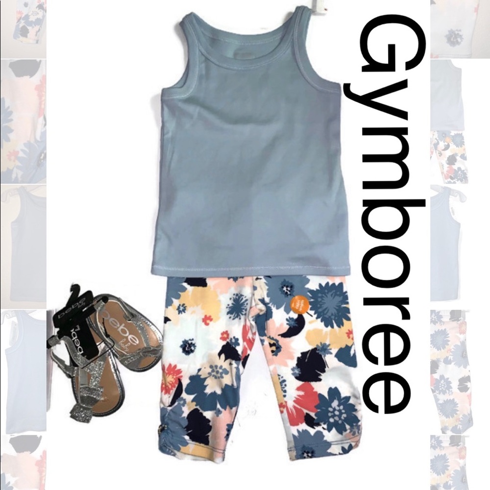 Gymboree Outfit - 2T Capri Leggings & Tank Top